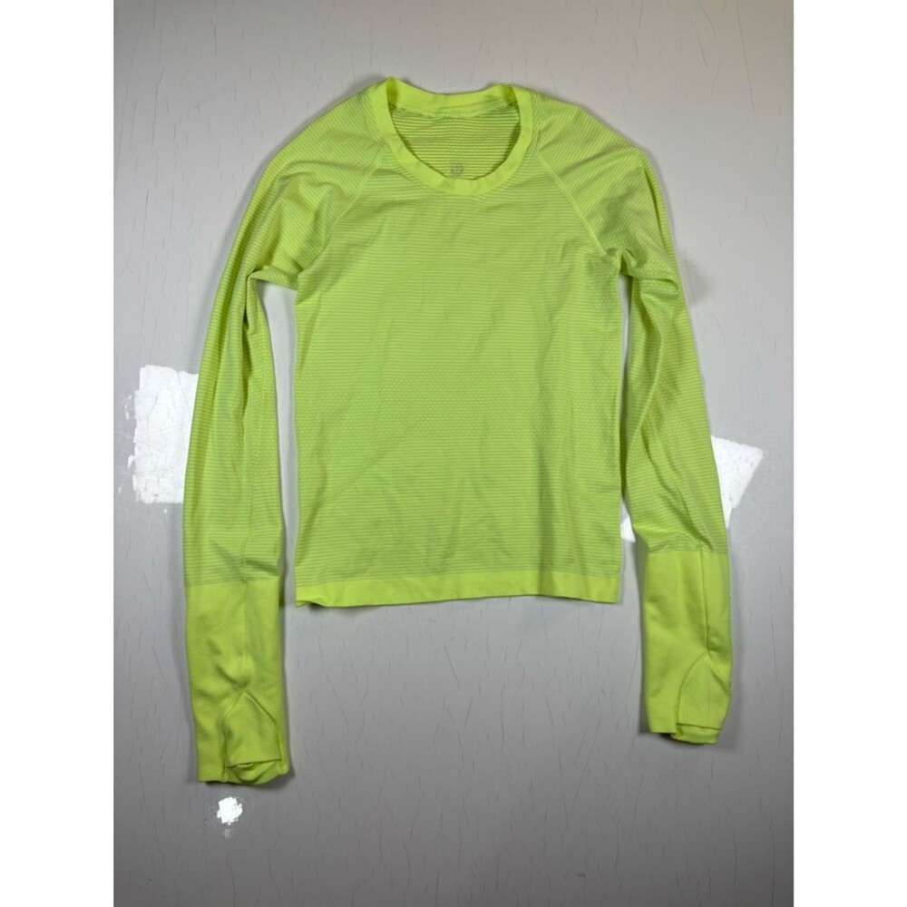 lululemon athletica High-Visibility Neon Long-Sleeve Athletic Tee